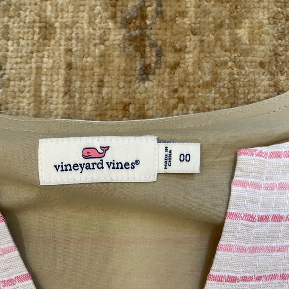 Vineyard Vines 100% Linen Tunic Dress Size 00 - Picture 6 of 10